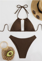 Women Summer Sexy Lace Halter Neck Bikini Swimwear Women Summer Sexy Lace Halter Neck Bikini Swimwear