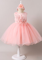 Girls' Dress Piano Performance Princess Dress