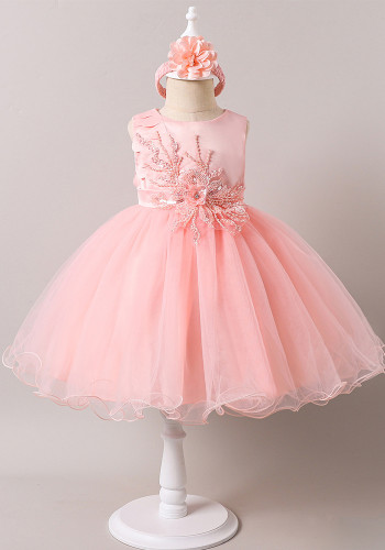 Girls' Dress Piano Performance Princess Dress