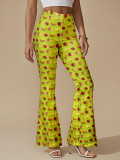 Women's Fashion Elegant High Waist Flared Pants