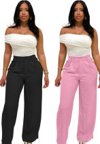 Women casual solid trousers Women casual solid trousers