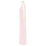 Women's Sports Two-Piece Set Buttoned Loose Pocket Wide-Leg Pants & Short Sleeve Zipper Top