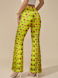 Women's Fashion Elegant High Waist Flared Pants