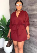 Women v-neck sexy dress lace dress