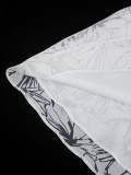 Plus Size Wedding Jacquard White Square-Neck High-Waist A-Line Elegant Wedding Dress