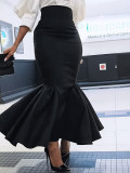 Women's Elegant Bodycon Long Fishtail Skirt