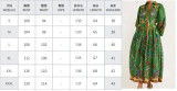 Women Chic Balloon Sleeve Turndown Collar Long Sleeve Dress