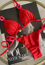 Solid Color Sexy Beach Bikini