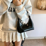 Women Pu-Leather bell shoulder crossbody bag