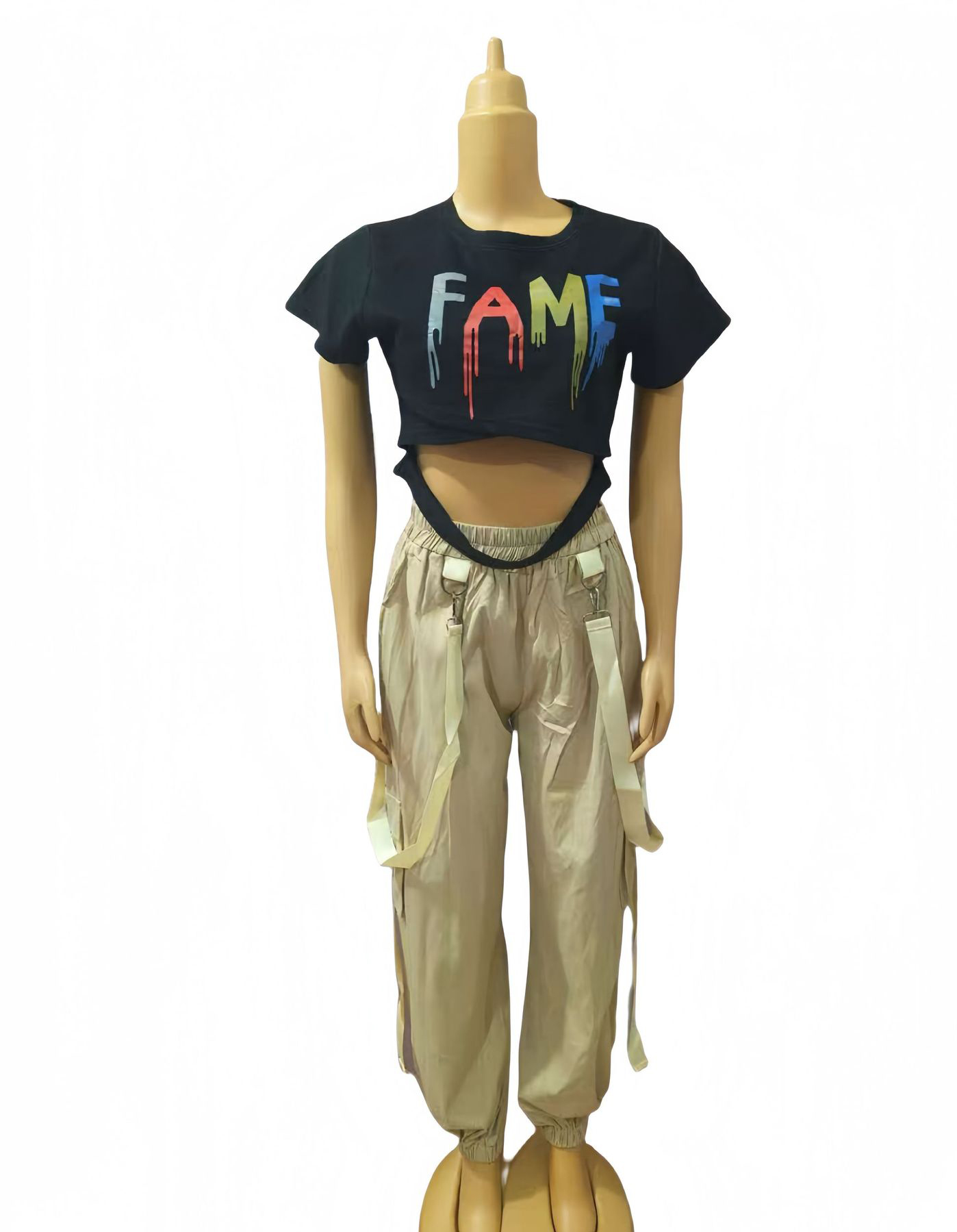 Plus Size African Women Top and trousers Two Piece Set