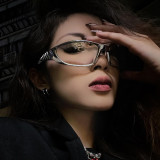 Women retro sunglasses future technology sunglasses