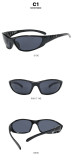 Women retro sunglasses future technology sunglasses