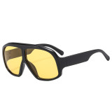 Women large frame retro sunglasses sun protection sunglasses