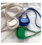 Women summer textured shoulder crossbody bag handbag mini bag