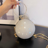 Women ball handbag crossbody chain small bag evening bag mini lipstick bag