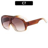 Women large frame retro sunglasses sun protection sunglasses