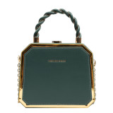 Women chain box shoulder bag crossbody bag