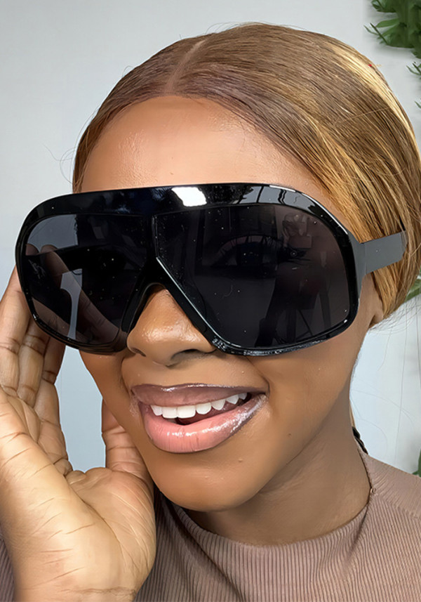 Women large frame retro sunglasses sun protection sunglasses