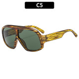 Women large frame retro sunglasses sun protection sunglasses