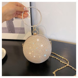 Women ball handbag crossbody chain small bag evening bag mini lipstick bag