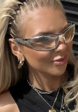 Women retro sunglasses future technology sunglasses