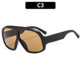 Women large frame retro sunglasses sun protection sunglasses