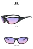 Women retro sunglasses future technology sunglasses
