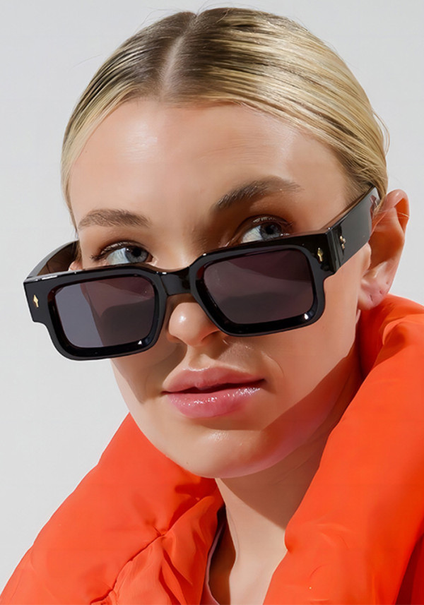 Square small arrow sun protection sunglasses Casual sunglasses