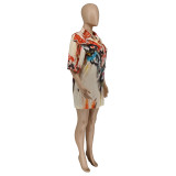 Women Printed Casual Short Sleeve Summer Shirt