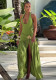 Summer Patchwork Ribbon Ruffle Slim-Fit Street Style Two-Piece Skirt Set