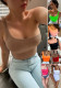 One-Shoulder High Stretch Workout Crop Top