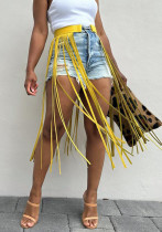 Punk Style Fringe Skirt