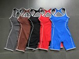 Low-Back Contrast Color Yoga Jumpsuit Butt-Lifting Sportswear
