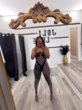 Strapless Hollow Out Jumpsuit