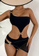 One-Shoulder Three-Piece Bikini Set