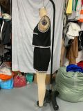 Lace Trim Vest & Shorts Summer Set