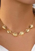 Women Style Ocean Metal Shell Necklace
