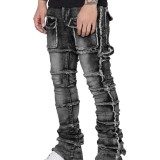 Men’s Stretch Denim Cargo Pants