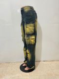Loose Multi-Pocket Denim Cargo Pants