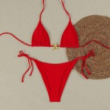 Women Bikini Sexy Solid Swimwear