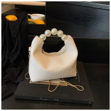 Women Pearl Handbag Chain Crossbody Bag