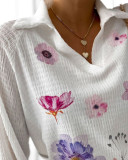 Women Floral Casual Top