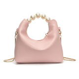 Women Pearl Handbag Chain Crossbody Bag