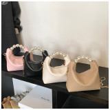 Women Pearl Handbag Chain Crossbody Bag