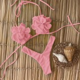 Floral Low-Rise Sexy Bikini Two-Piece Swimsuit