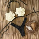 Floral Low-Rise Sexy Bikini Two-Piece Swimsuit