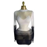 Women Autumn Hollow Knitting Style Beach Dress