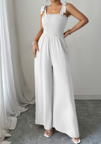 Women Casual suspender wide-leg jumpsuit