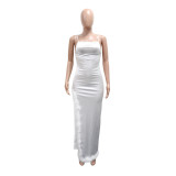 Women summer sexy backless feather lace dress