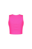 Women’s Sexy Ribbed Cutout Fitted Casual Sleeveless Top